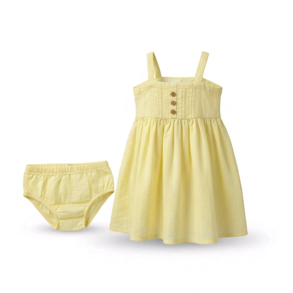 NWT Easter Ready! OshKosh B'gosh Yellow Romper for Kids Baby B'gosh
